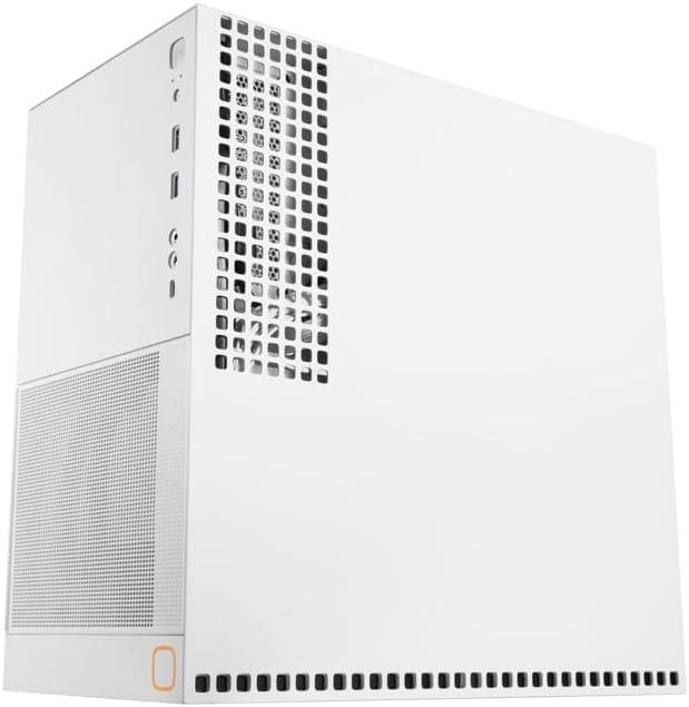 White Steel and Glass E-ATX Mid Tower Gaming Case