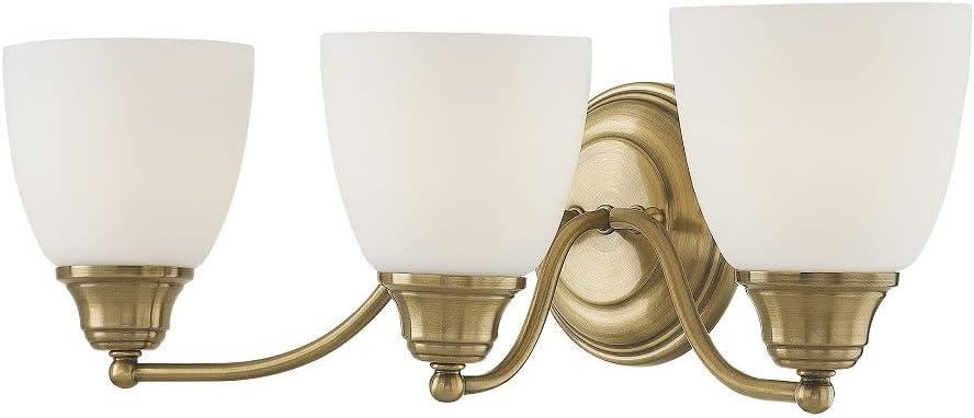 Livex Lighting Somerville 3 - Light Vanity in  Polished Brass