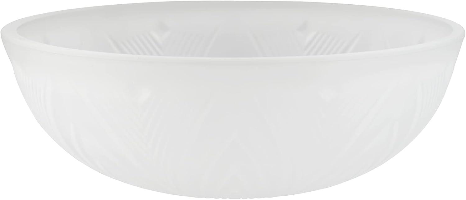 Aspen Creative 23120-11 Frosted Transitional Replacement Glass Shade for Medium Base Socket Torchiere Lamp, Swag Lamp, Pendant, 1 Light Wall Sconce & Island Fixture, 9-7/8" Diameter x 3-1/2" Height