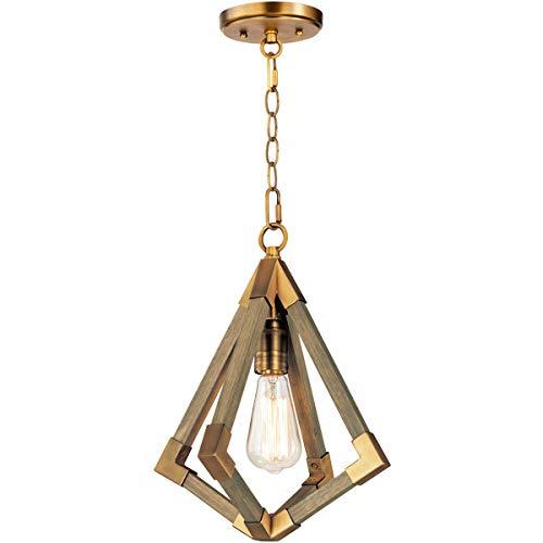 Maxim Lighting Nordic 1 - Light Pendant in  Walnut/Black