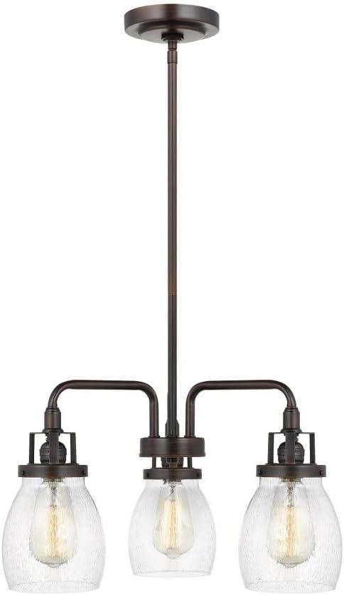 Generation Lighting 3114503EN7-710 Belton Three - Light Chandelier Hanging Modern Fixture, Bronze