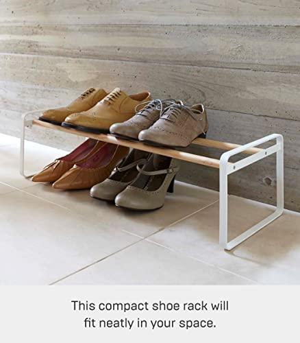 Yamazaki Home Shoe Rack, Steel, Expandable, Stackable