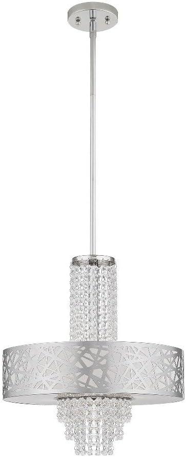 Livex Lighting Allendale 4 - Light Chandelier in  Polished Chrome