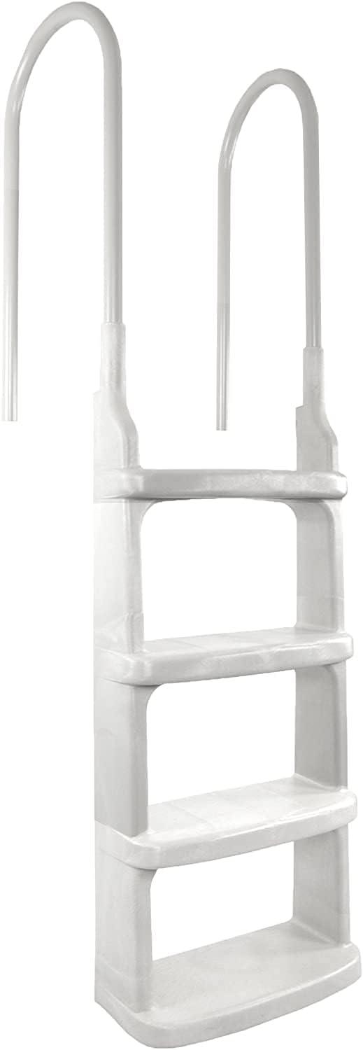 Main Access 200200 Easy Incline Above Ground In Pool Swimming Ladder, White