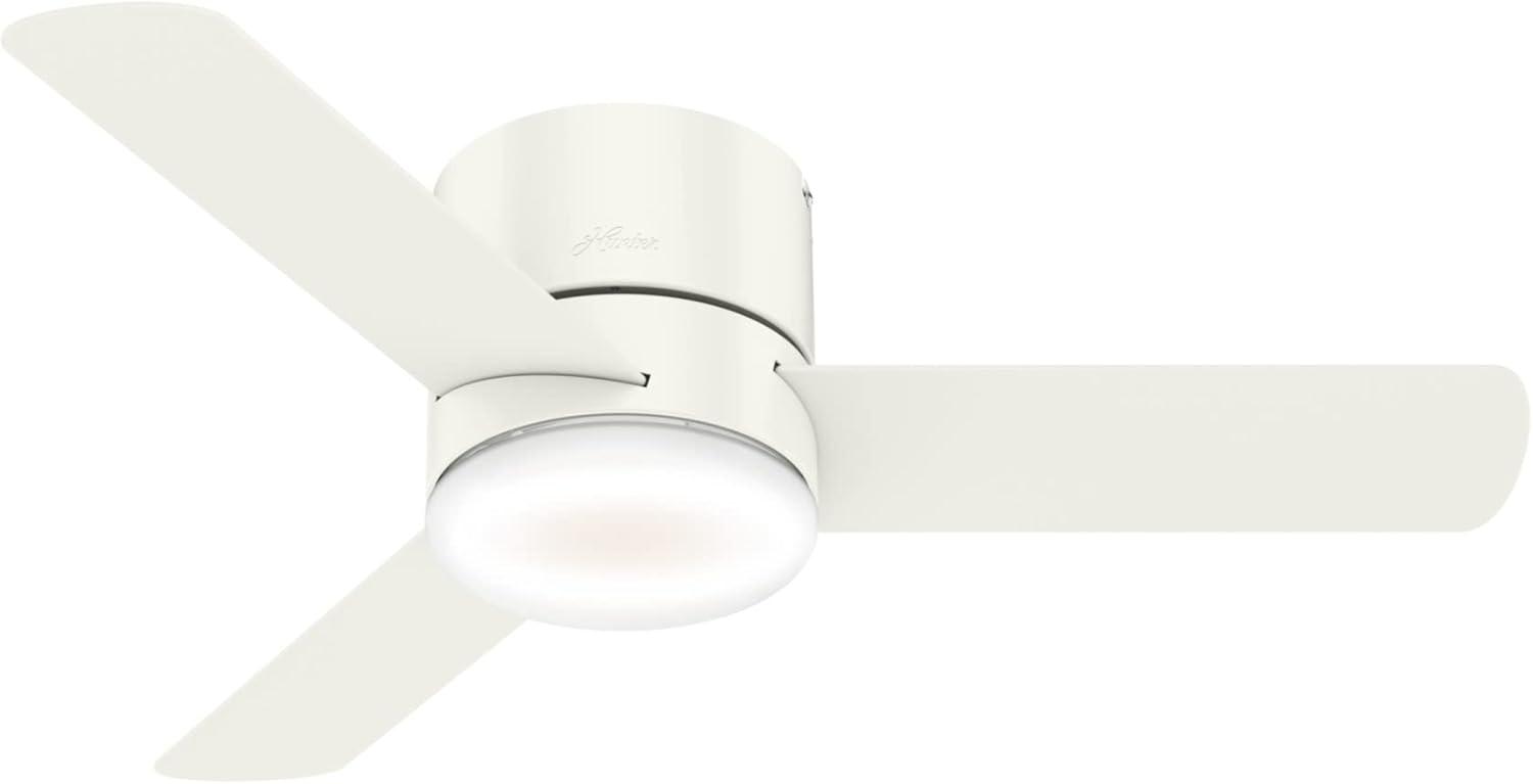 44" Minimus Low Profile Ceiling Fan with Remote (Includes LED Light Bulb) - Hunter Fan