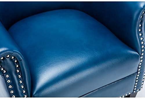 Holly Navy Blue Club Chair - Comfort Pointe