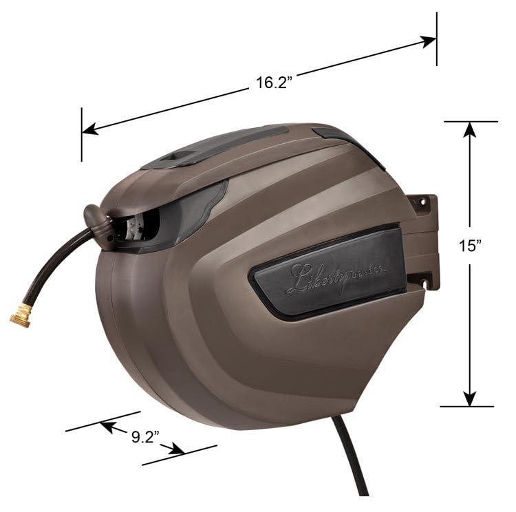 Liberty Garden Plastic Wall Mounted Hose Reel