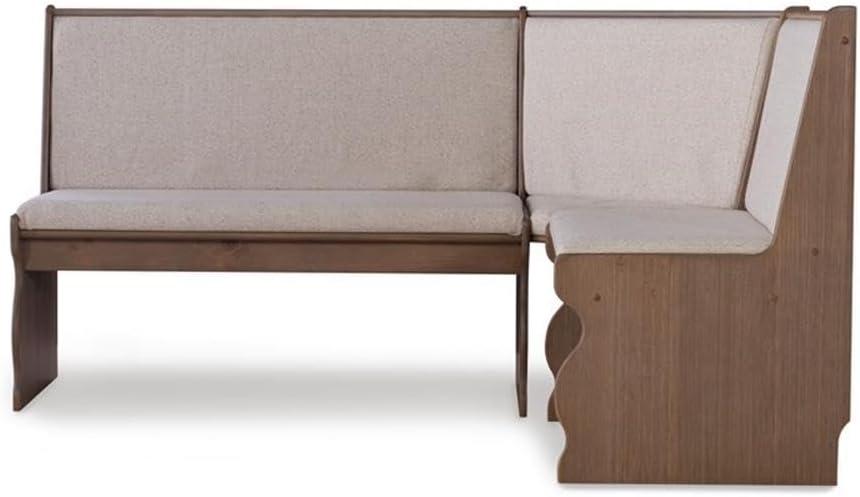 Riverbay Furniture Madison 3 Piece Adult Transitional Wood Adaptable Dining Furniture Sets Brown