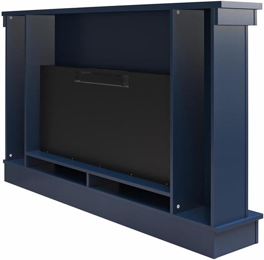 Waverly Wide Mantel with Linear Electric Fireplace