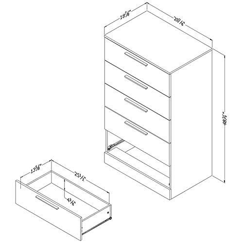 South Shore Step One Essential 5-Drawer Chest  & Reviews | Wayfair