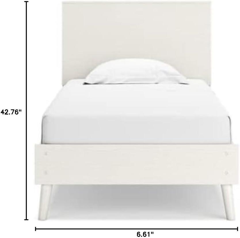 Signature Design by Ashley Aprilyn Twin Bookcase Headboard, Whitewash