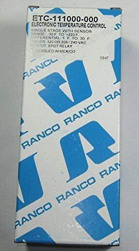 RANCO ETC-111100-000 120/240VAC, Digital, Electronic TEMEPERATURE Control, SPDT