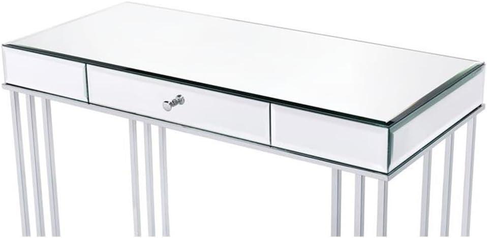 Critter Writing Desk in Mirrored and Chrome Finish