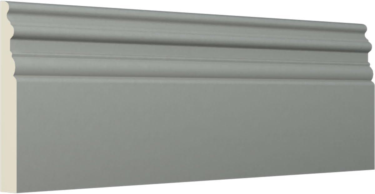 7 3/8"H x 1"P x 94 1/2"L Hillsborough Baseboard Moulding (8-Pack)