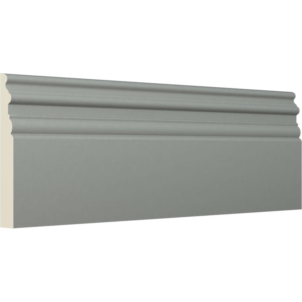 7 3/8"H x 1"P x 94 1/2"L Hillsborough Baseboard Moulding (8-Pack)