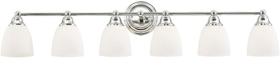 Livex Lighting Somerville 6 - Light Vanity in  Brushed Nickel