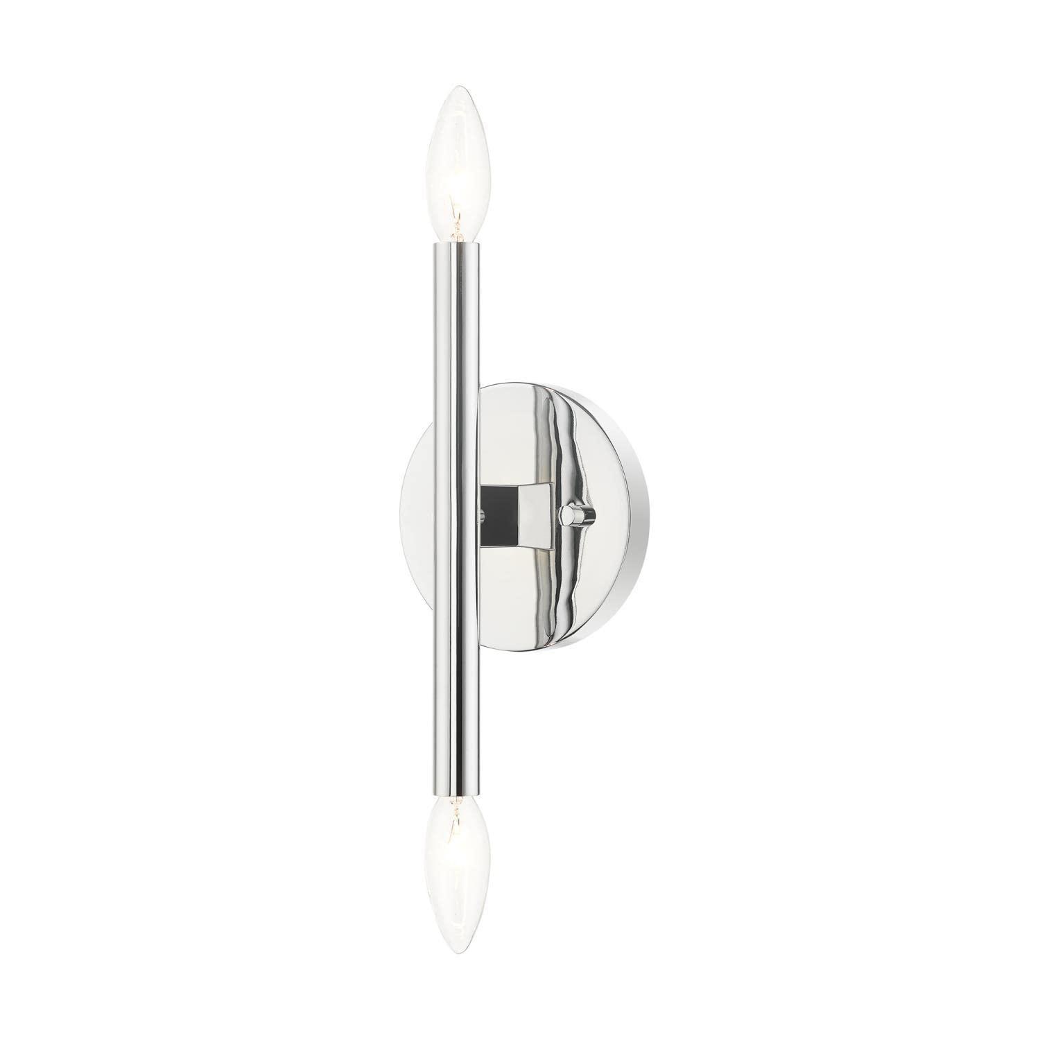 Livex Lighting Copenhagen 2 - Light Wall Light in  Polished Chrome
