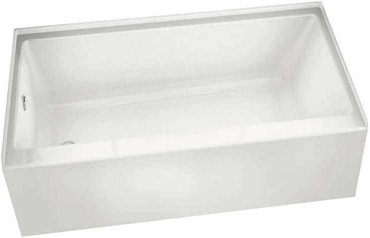 Maax Inc Rubix 59.75'' x 30'' Alcove / Tile In Soaking Acrylic Bathtub 105815-L-000-001