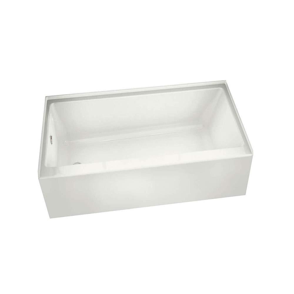 Maax Inc Rubix 59.75'' x 30'' Alcove / Tile In Soaking Acrylic Bathtub 105815-L-000-001