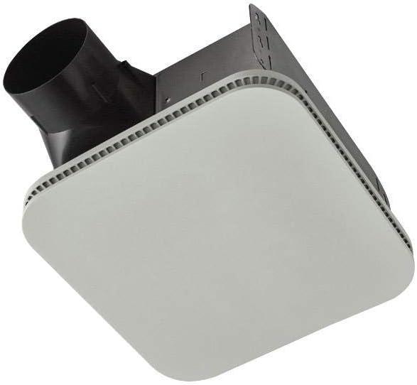 Broan-NuTone AERN80K Roomside Series 80 CFM Ceiling Bathroom Exhaust Fan with CleanCover, ENERGY STAR