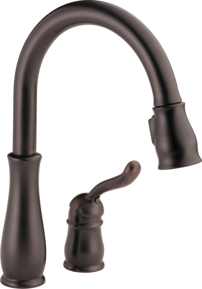 Leland Single Handle Widespread Kitchen Faucet with Optional Soap Dispenser