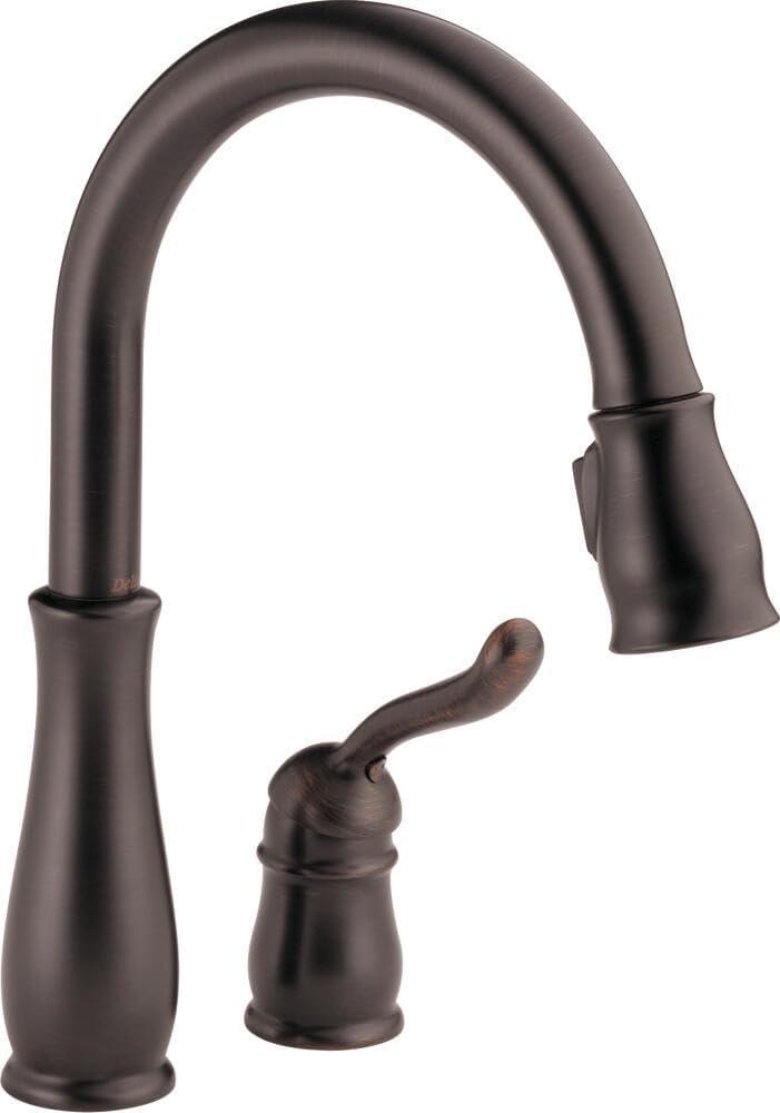 Leland Pull Down Sprayer Kitchen Sink Faucet, Single Handle Kitchen Faucet