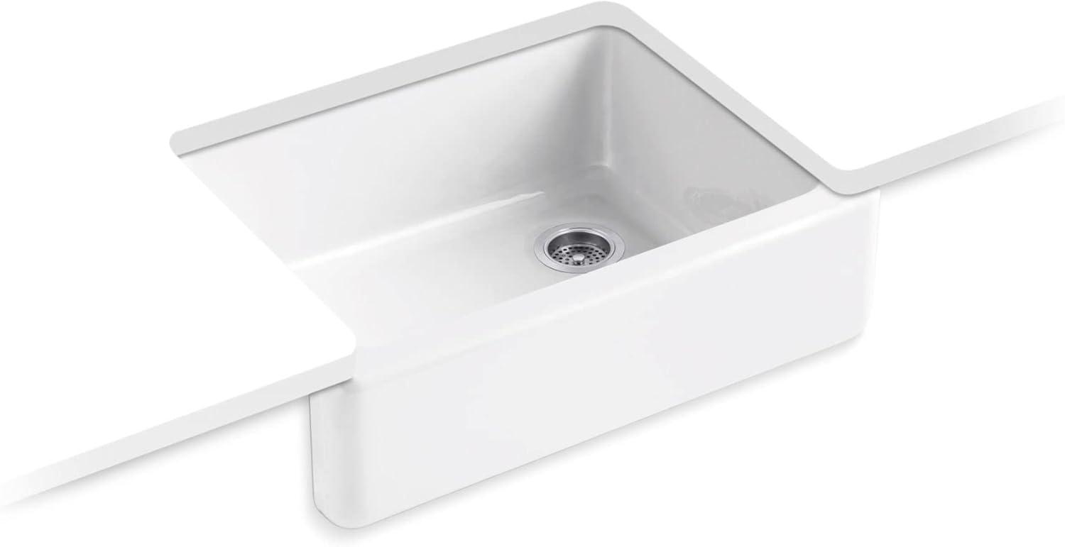 Whitehaven® 29.69" L x 21.69" W Farmhouse Single Bowl Kitchen Sink