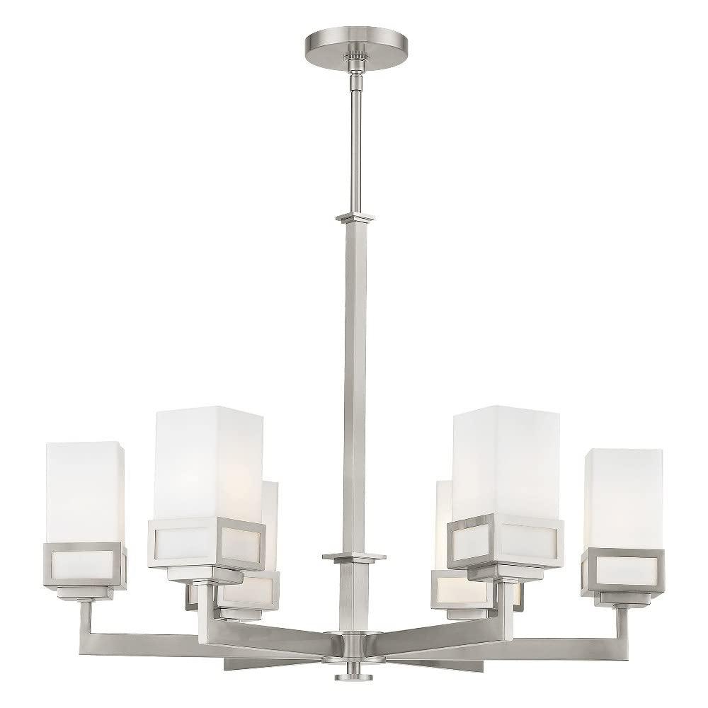 Livex Lighting Harding 6 - Light Chandelier in  Polished Chrome