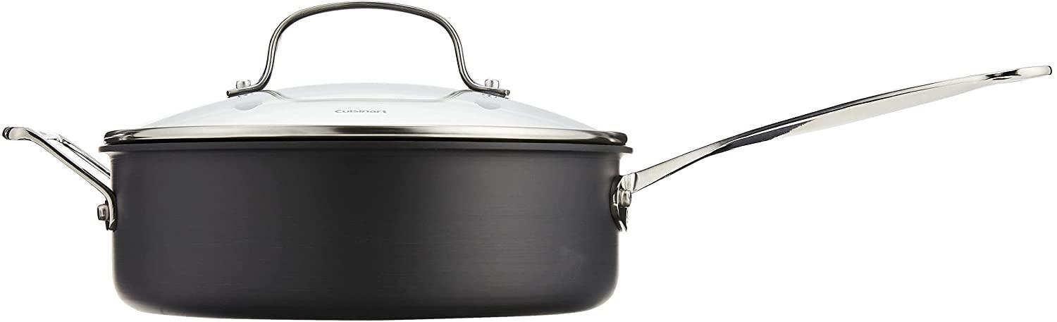 Cuisinart Chef's Classic Non Stick Hard Anodized Saute Pan with Lid