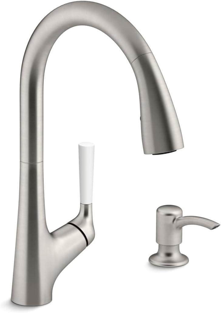 Kohler One Handle Stainless Steel Pull-Down Kitchen Faucet Model No. R562-SD-VS