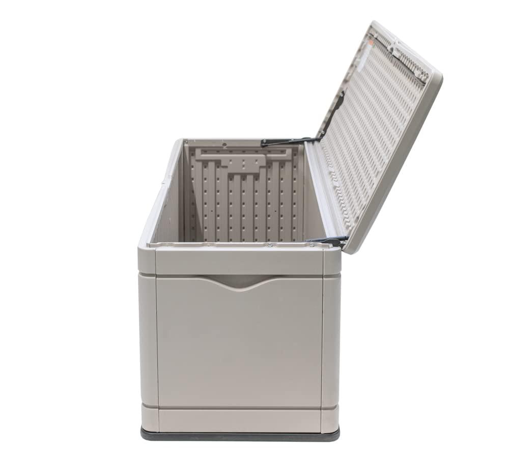 Lifetime Lifetime 60'' W 130 Gallons Water Resistant Polyethylene Plastic Lockable Deck Box