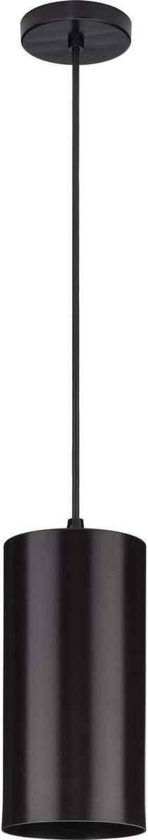 Progress Lighting, Cylinder, 1-Light, Outdoor Hanging Pendant, Antique Bronze, No Shade