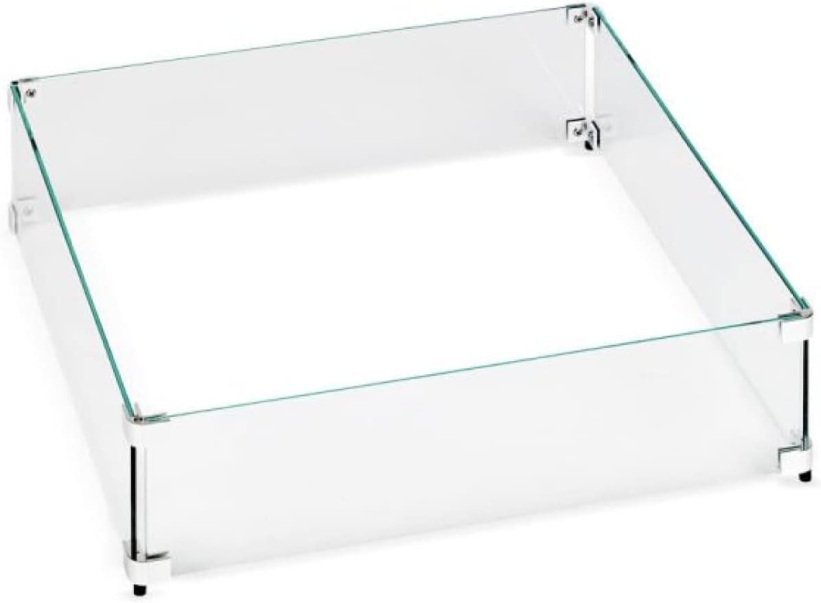 Square Glass Flame Guard (Glass)