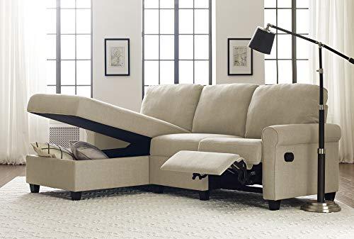 Serta Palisades Reclining Sectional Sofa with Storage Chaise