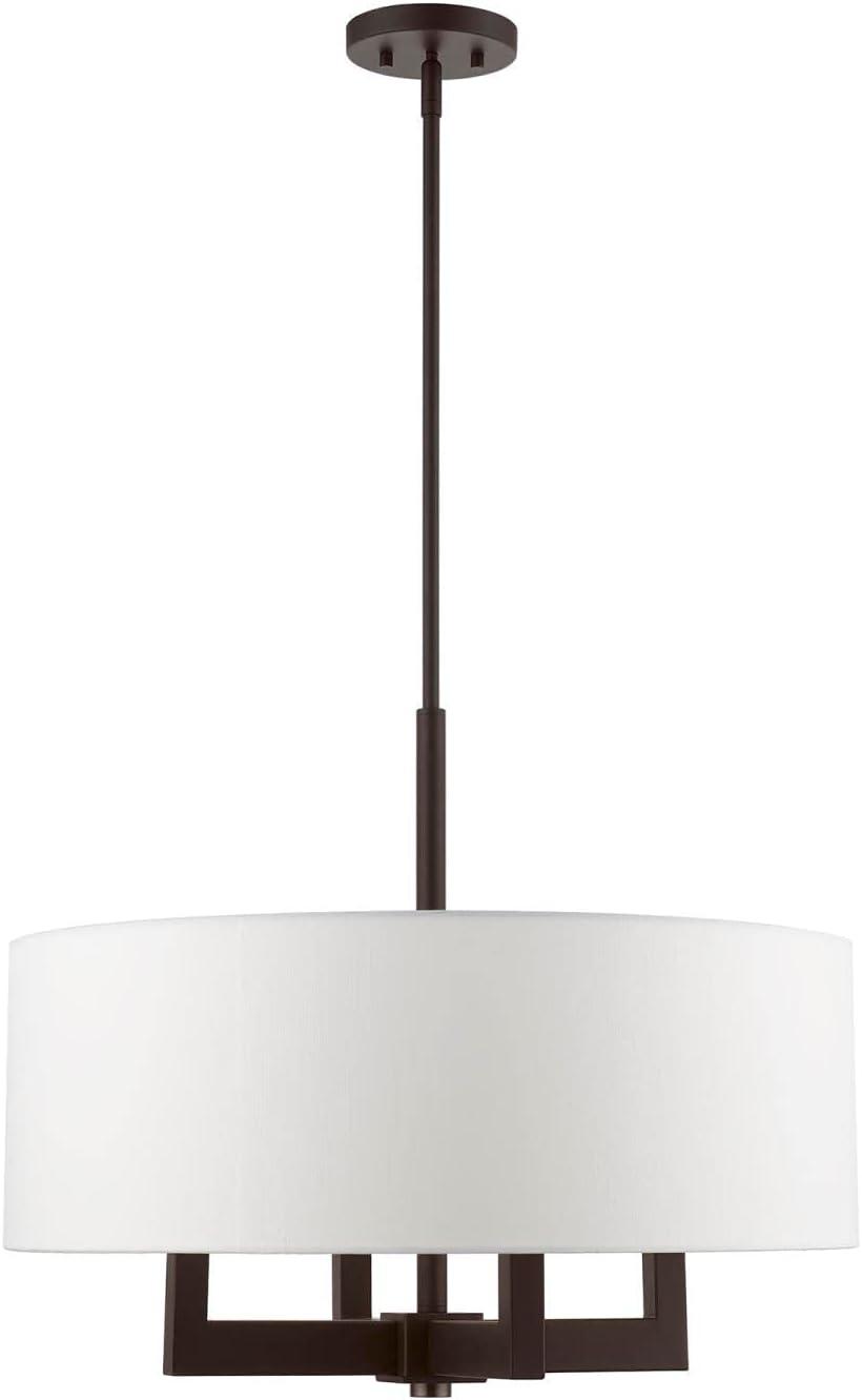 Livex Lighting Cresthaven 4 - Light Chandelier in  Bronze/Antique Brass