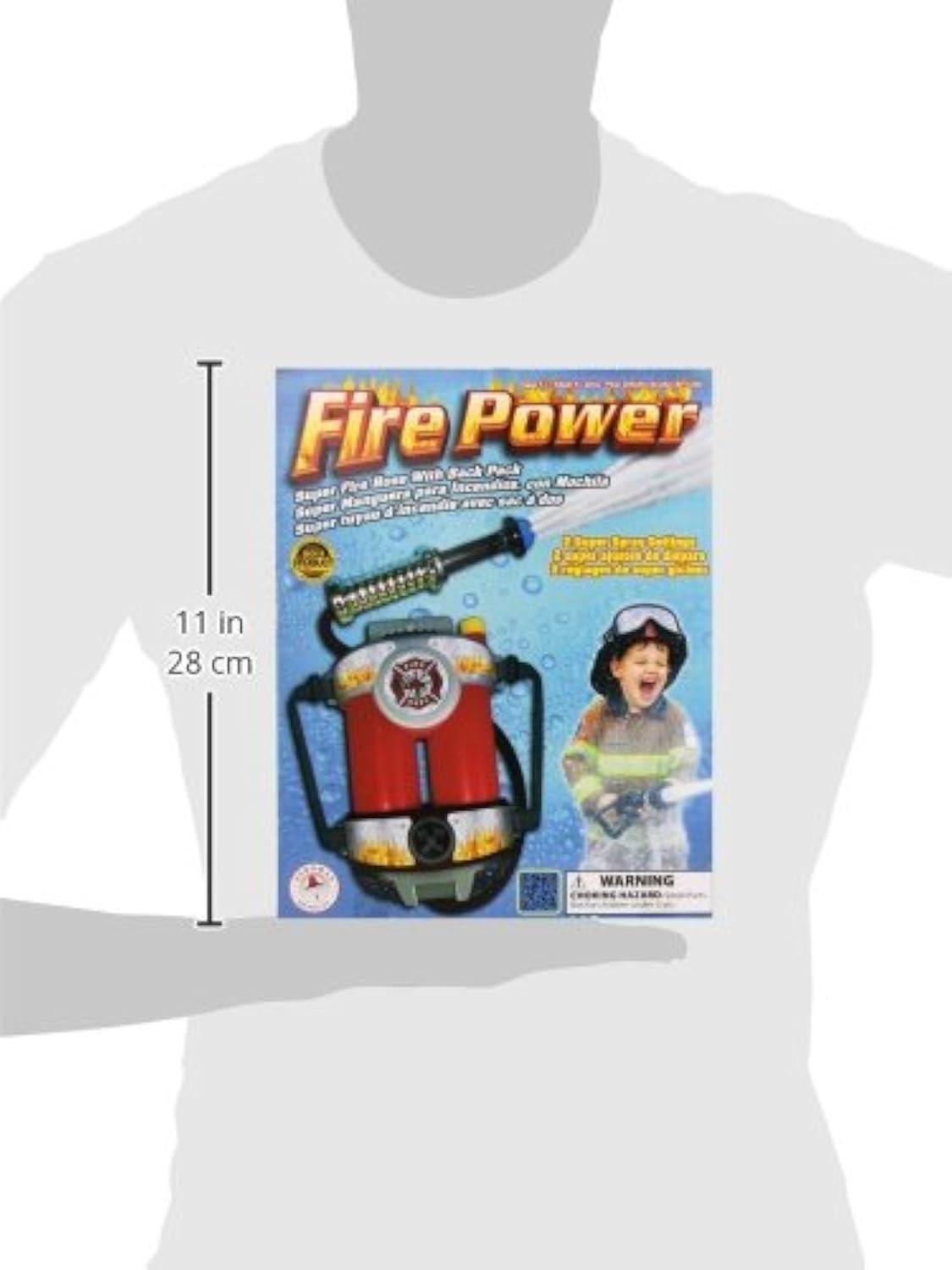 Aeromax Firefighter Costume Accessories Set, with Backpack and Hose