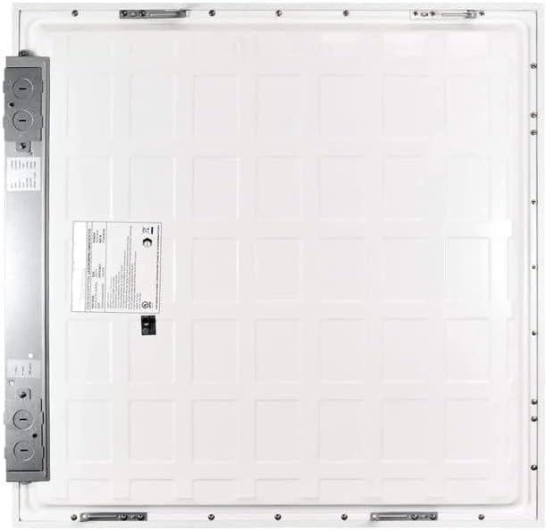 2x2 FT LED Light Flat Panel, 20/30/40W, Color Temperature Selectable 3K | 4K | 5K, Dimmable Recessed Drop Ceiling Lights, 2500/3750/5000 Lumens, Lay in Fixture for Office, 120-277V, UL DLC(12 Pack)