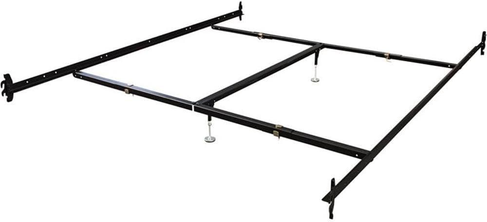 Hook On Bed Rails Queen/Eastern King with Center Support and 2-Glides