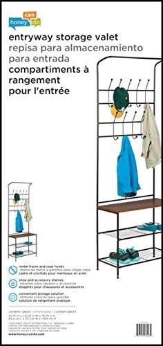 17 Stories Entryway Organizer With Coat Hooks, Shoe Rack, And Storage Bench For Efficient Home Organization