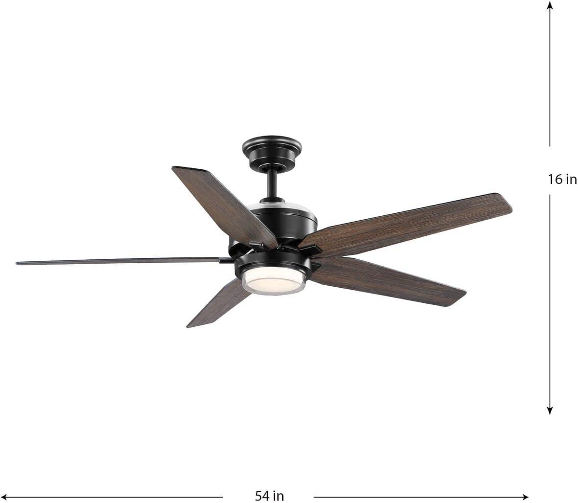 Progress Lighting - Byars - 5 Blade Ceiling Fan with Light Kit In Transitional