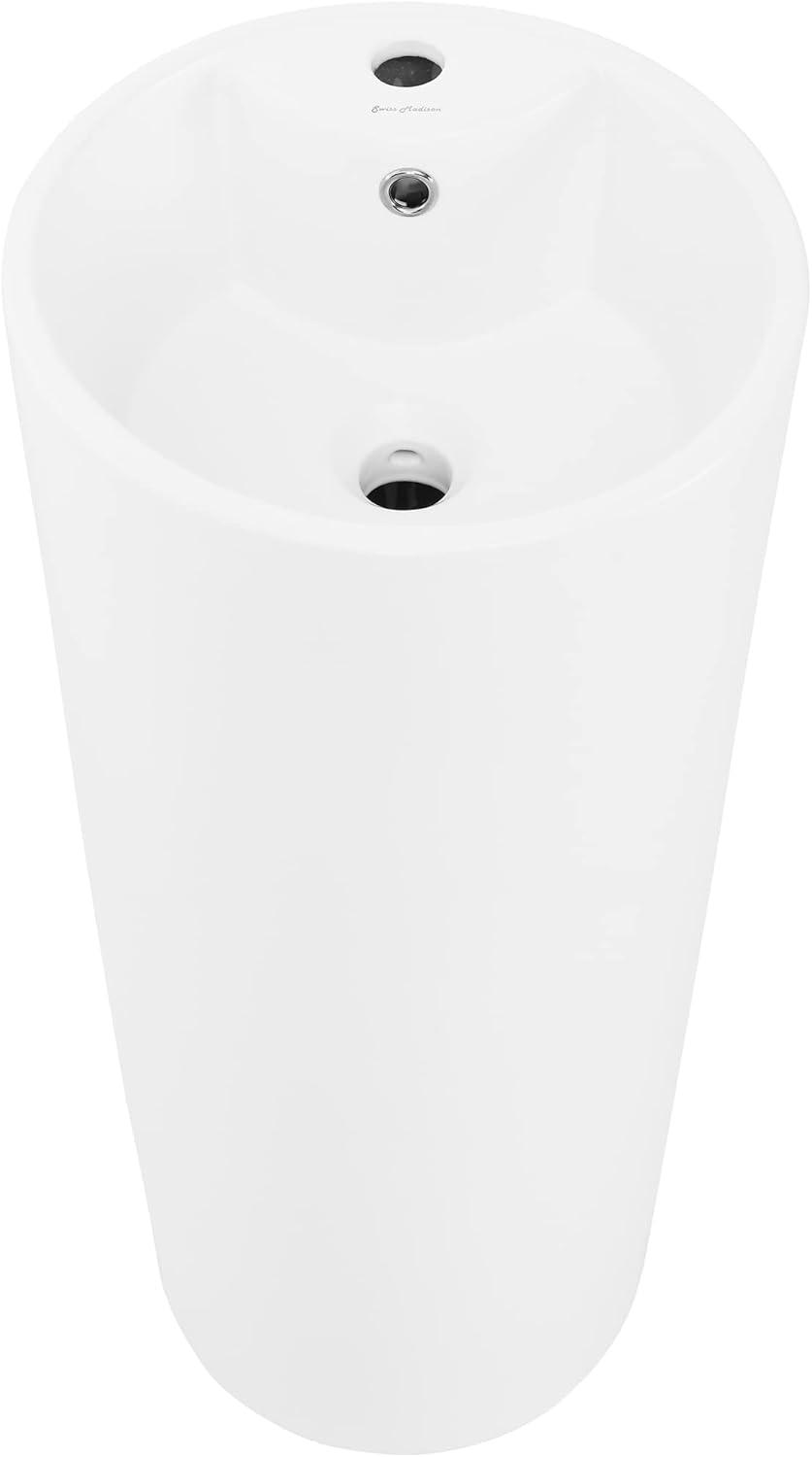 Monaco Circular Basin Pedestal Sink