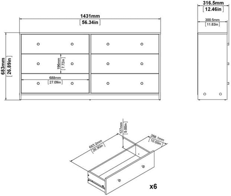 4 Piece Bedroom Set in Jackson Hickory