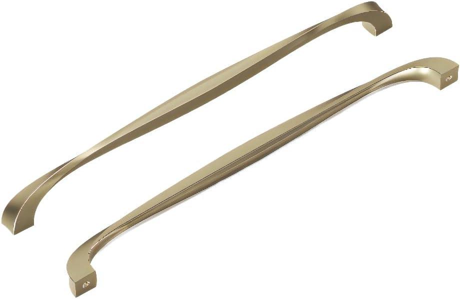 Twist Kitchen Cabinet Handles, Solid Core Drawer Pulls for Cabinet Doors, 12"