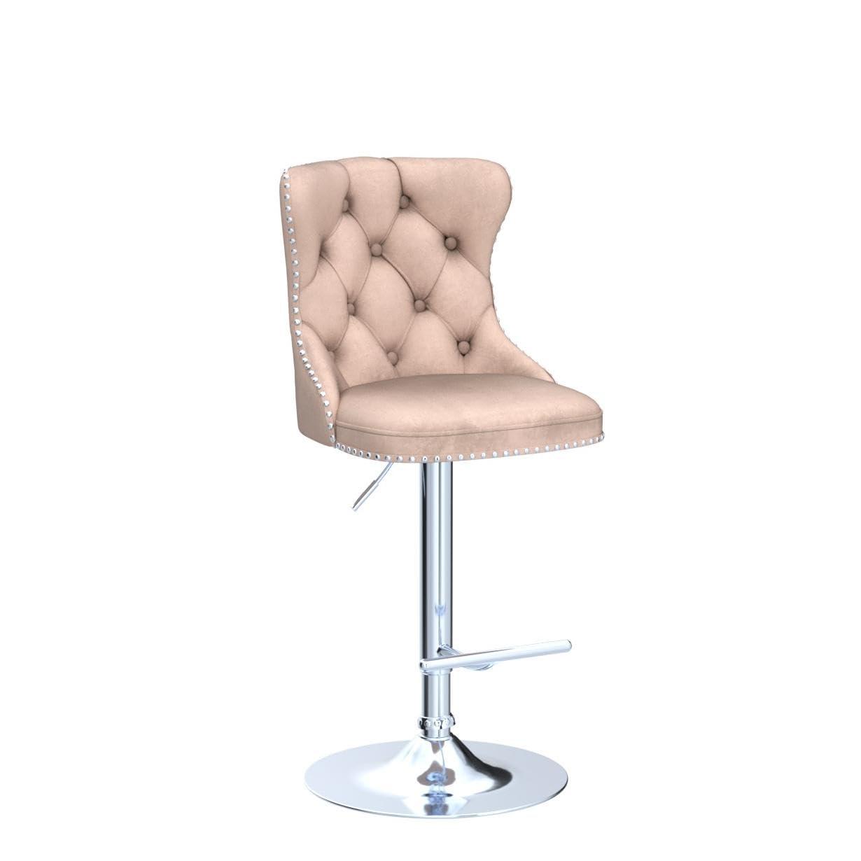 Julias Swivel Upholstered Adjustable Height Counter Stool (Set of 2)