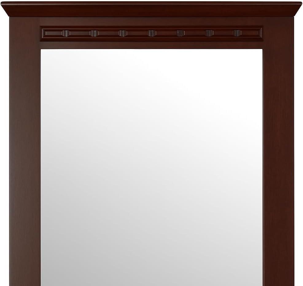 YuraZH Victoria Cheval Mirror, Walnut