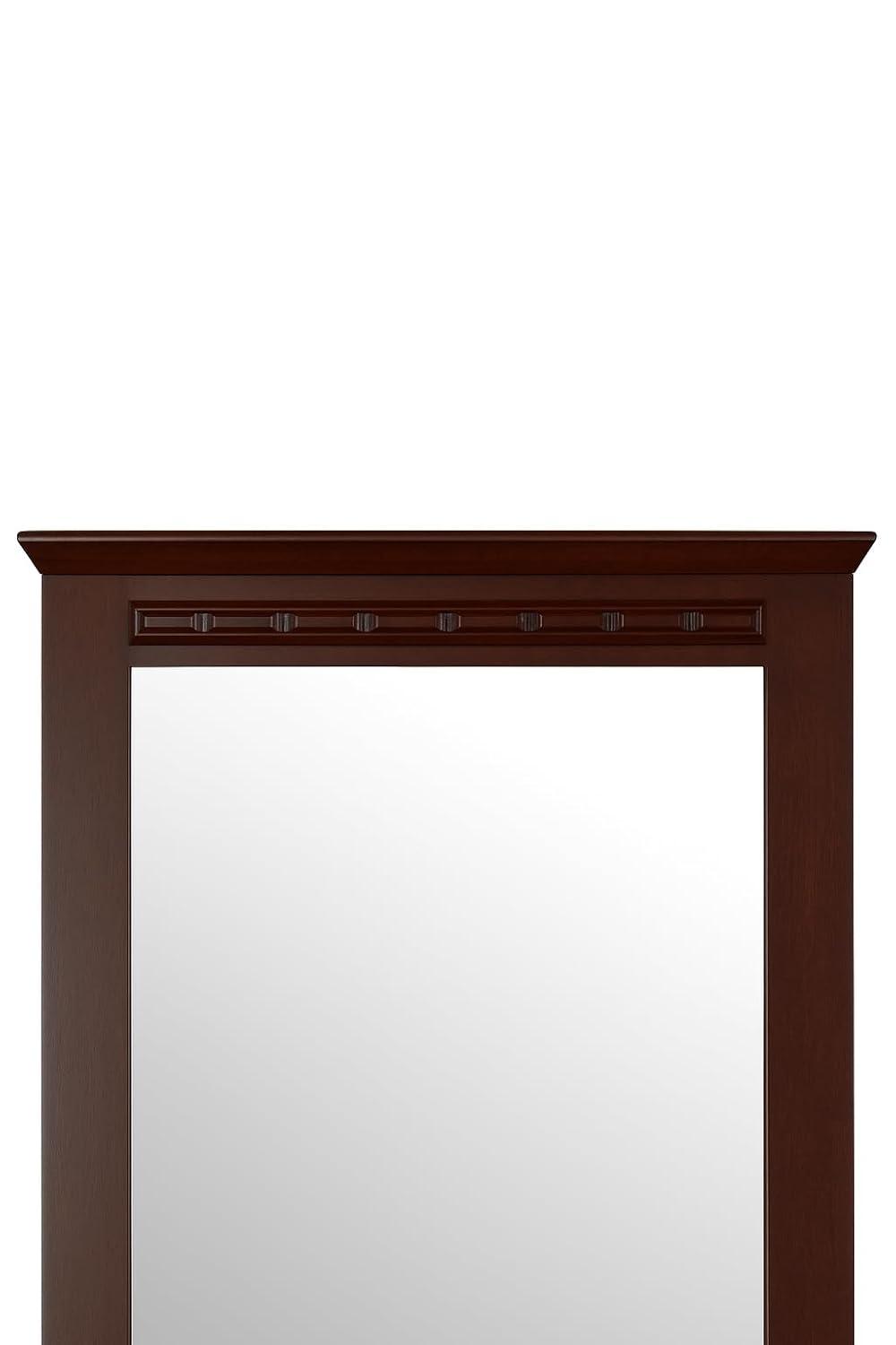 YuraZH Victoria Cheval Mirror, Walnut