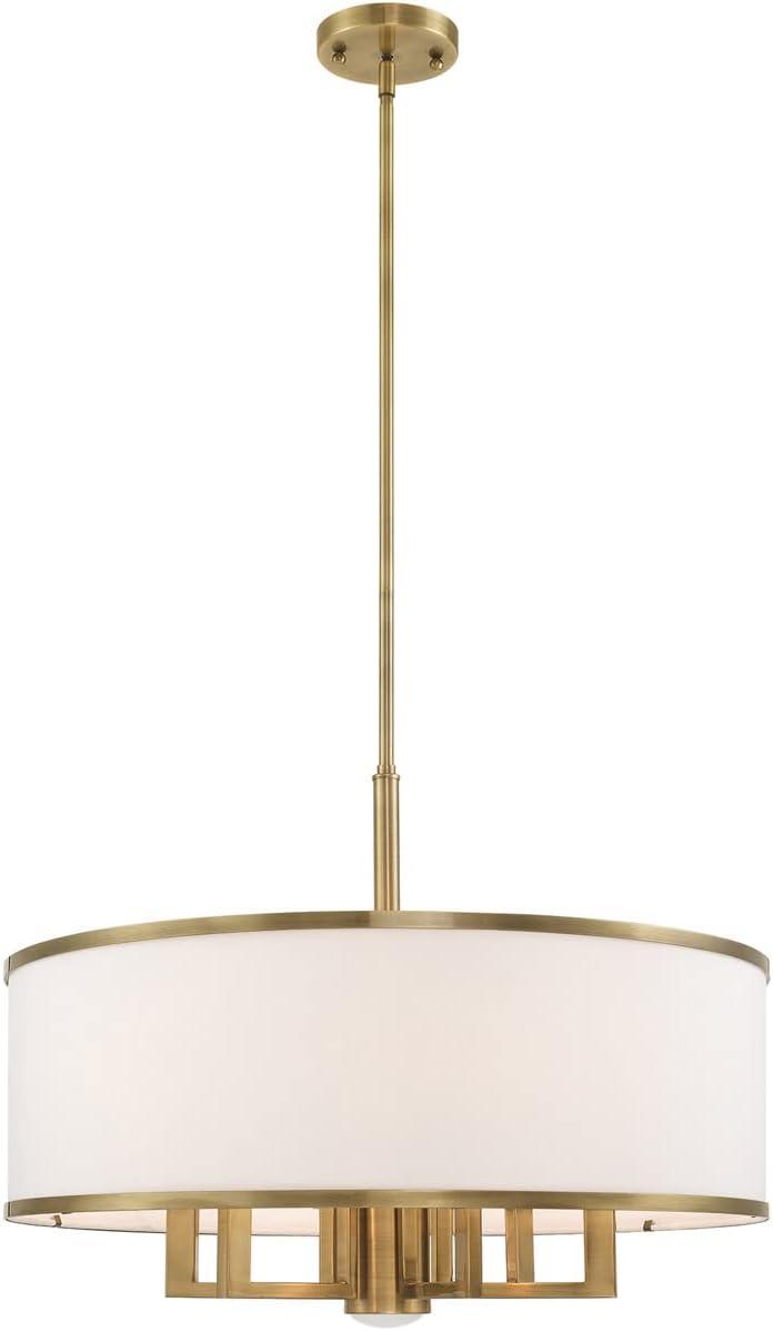 Livex Lighting Park Ridge 6 - Light Chandelier in  Antique Brass