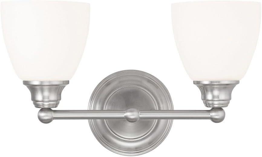 Livex Lighting Somerville 2 - Light Vanity in  Brushed Nickel