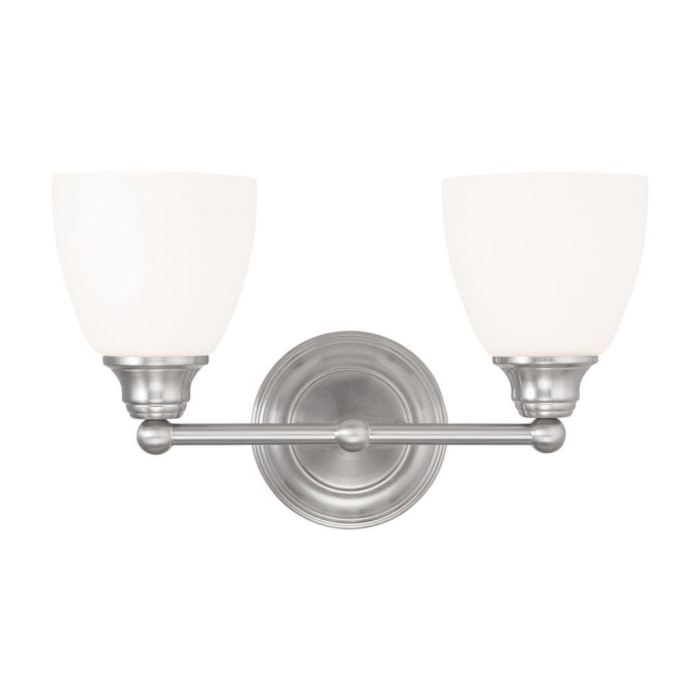 Livex Lighting Somerville 2 - Light Vanity in  Brushed Nickel