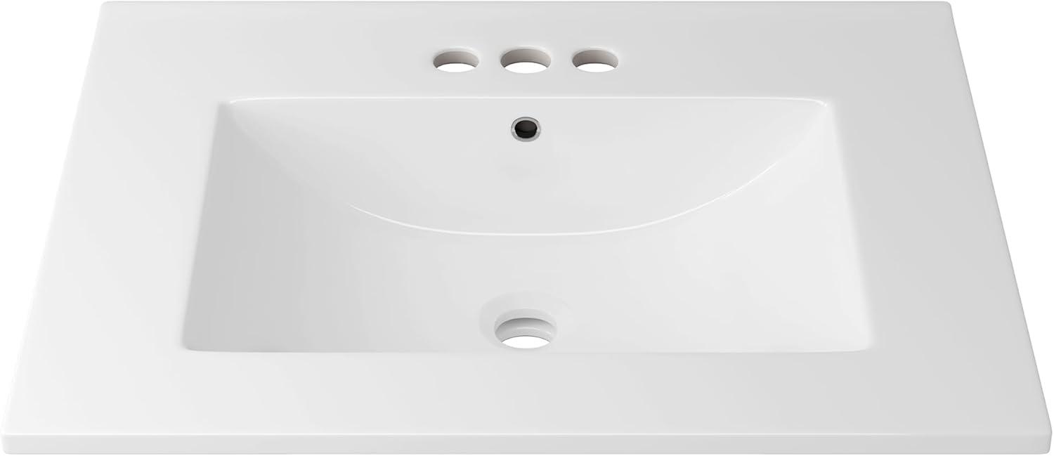 Ceramic 24" Single Bathroom Vanity Top
